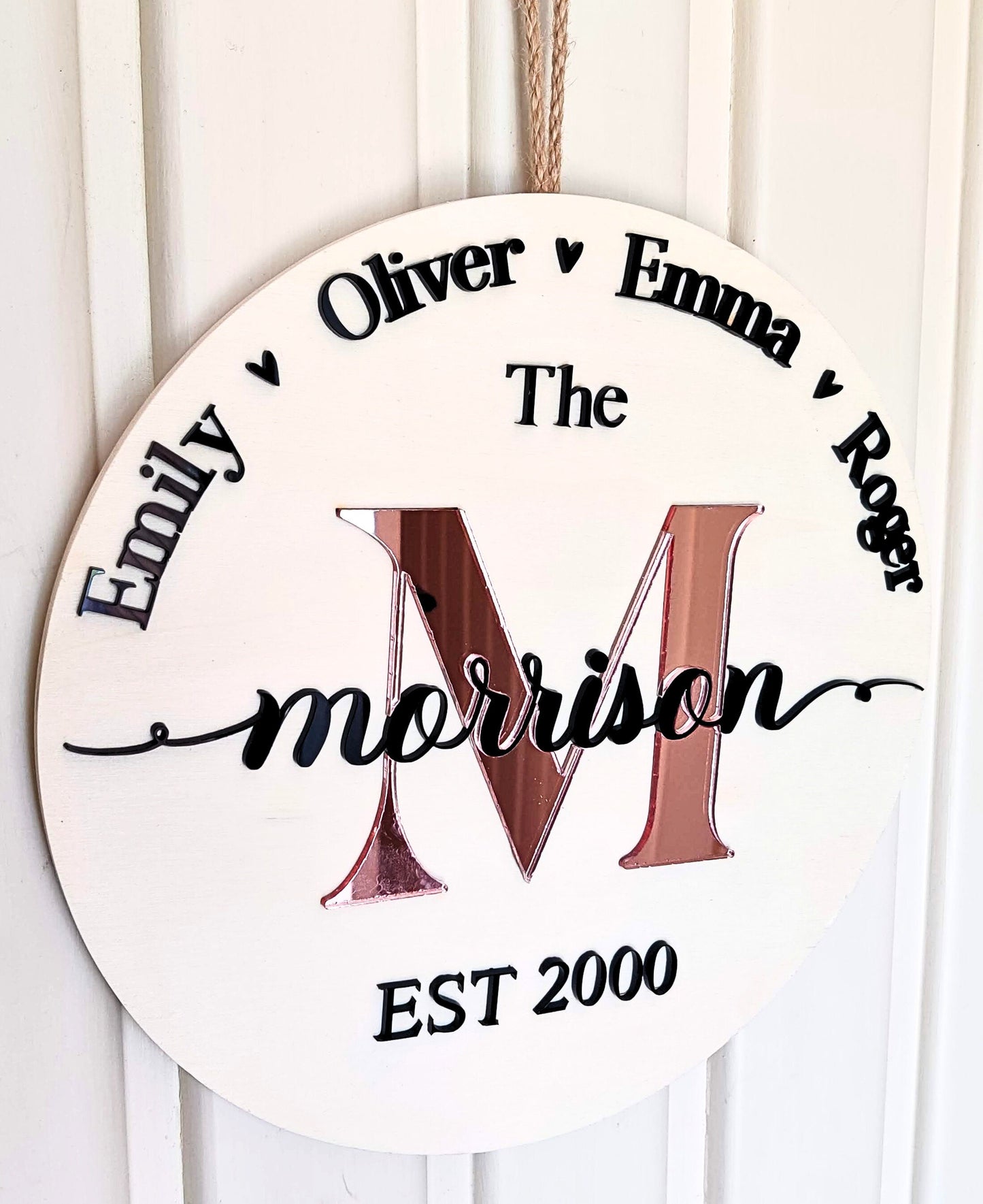 Personalized couple gifts - with an Acrylic Letter