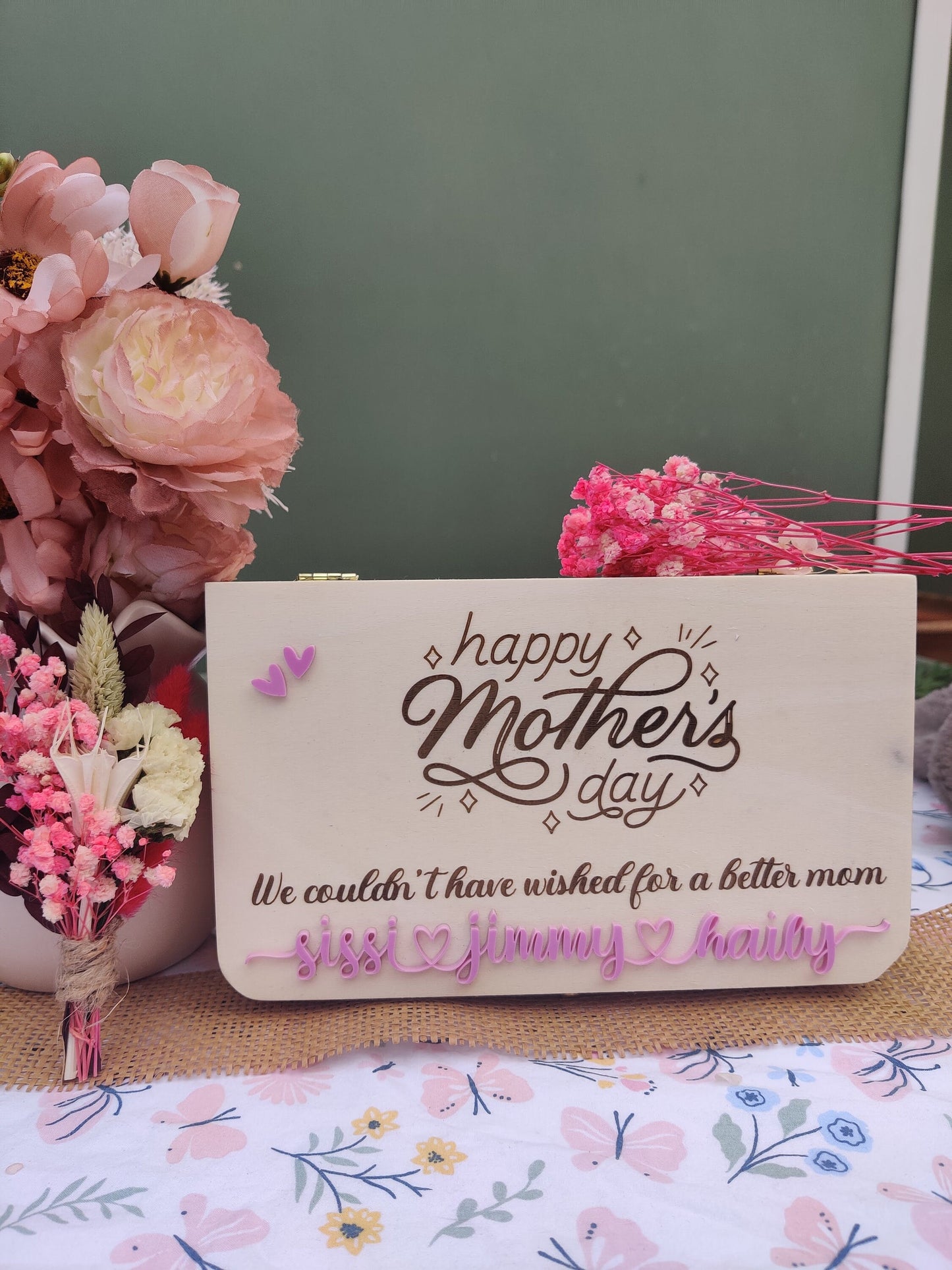 Personalized Mother's Day gift, Keepsake for Mom