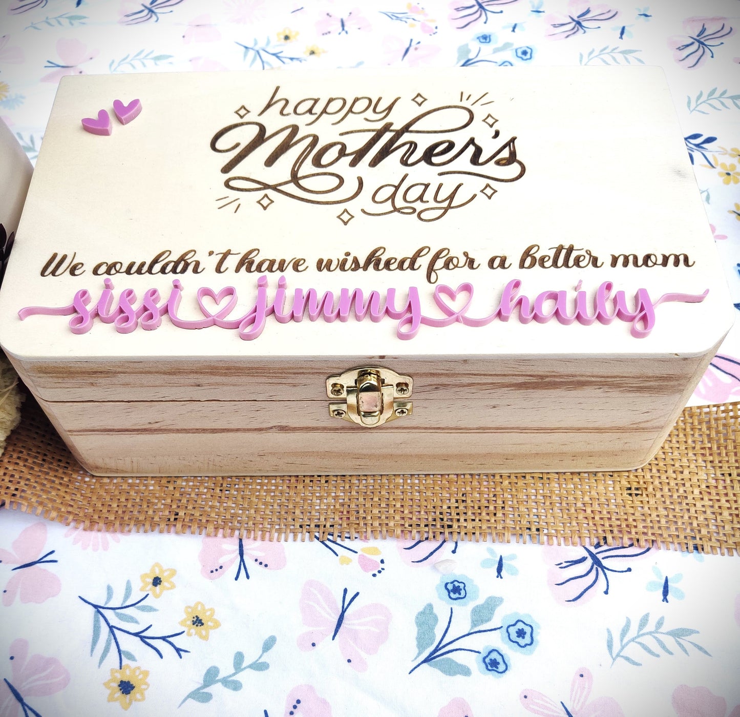 Personalized Mother's Day gift, Keepsake for Mom