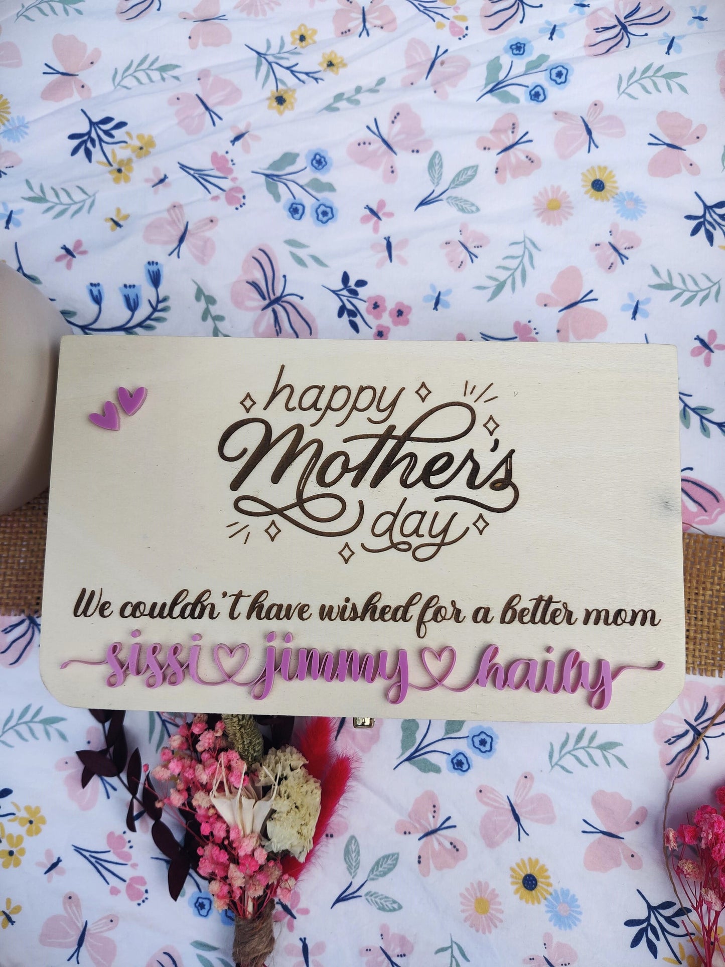 Personalized Mother's Day gift, Keepsake for Mom