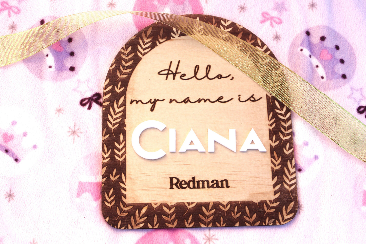 Hello World Plaque