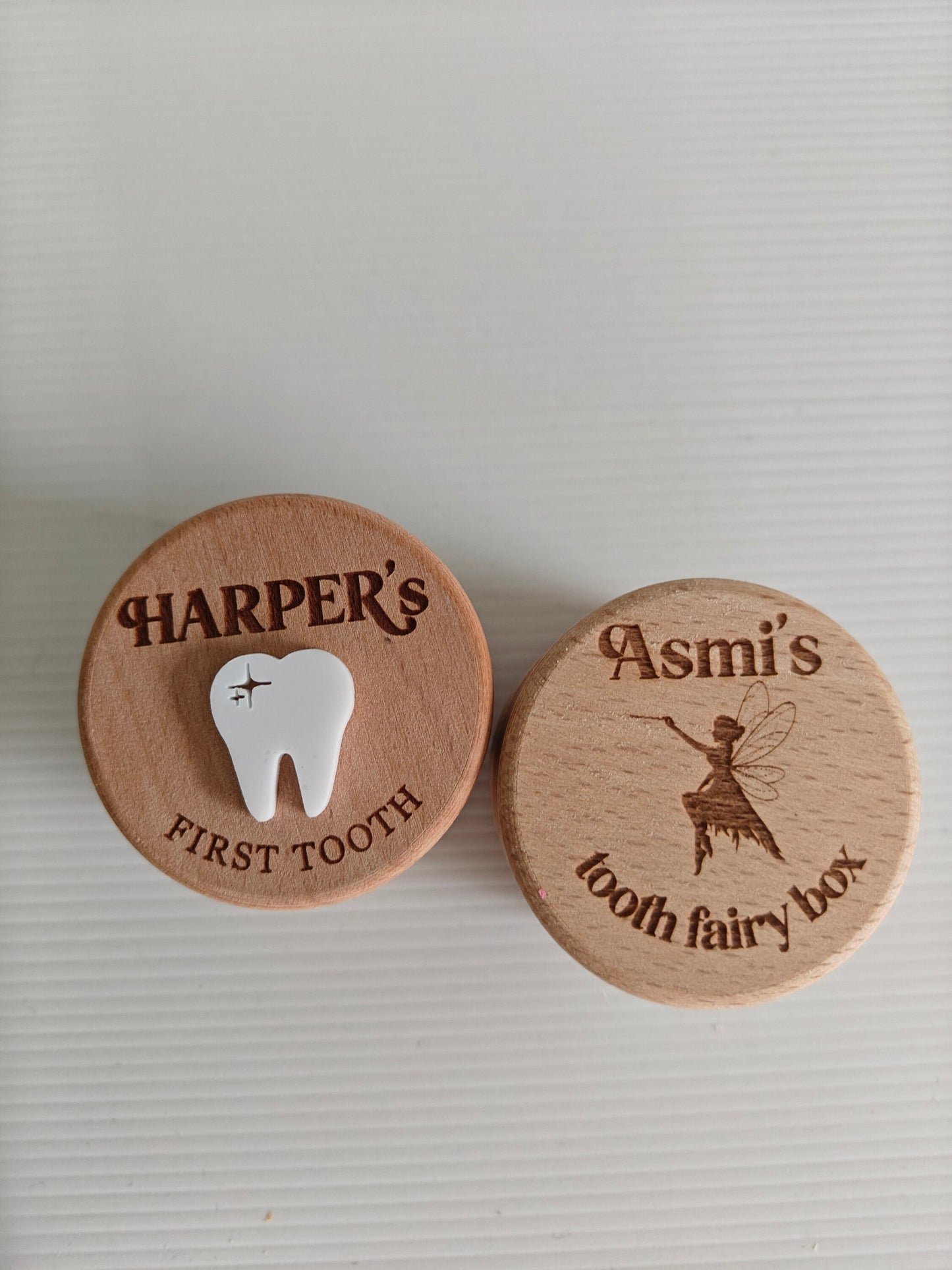 Personalized Wooden Tooth Fairy Box