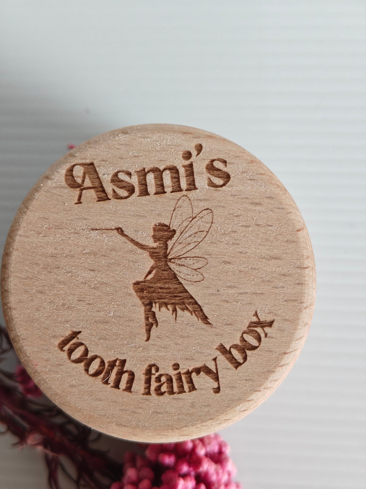 Personalized Wooden Tooth Fairy Box