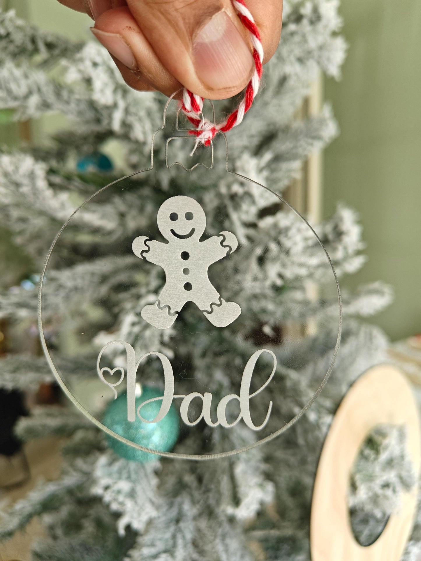Christmas Ornaments - Mum Dad