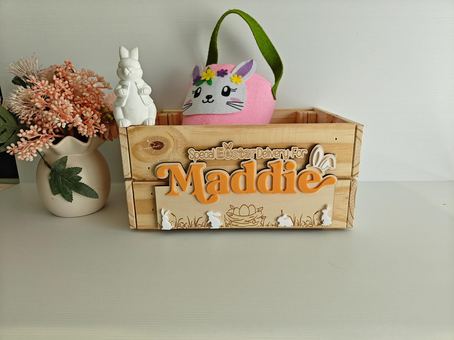 Personalised Easter Crate| Easter Egg Basket | Easter Gift | Easter