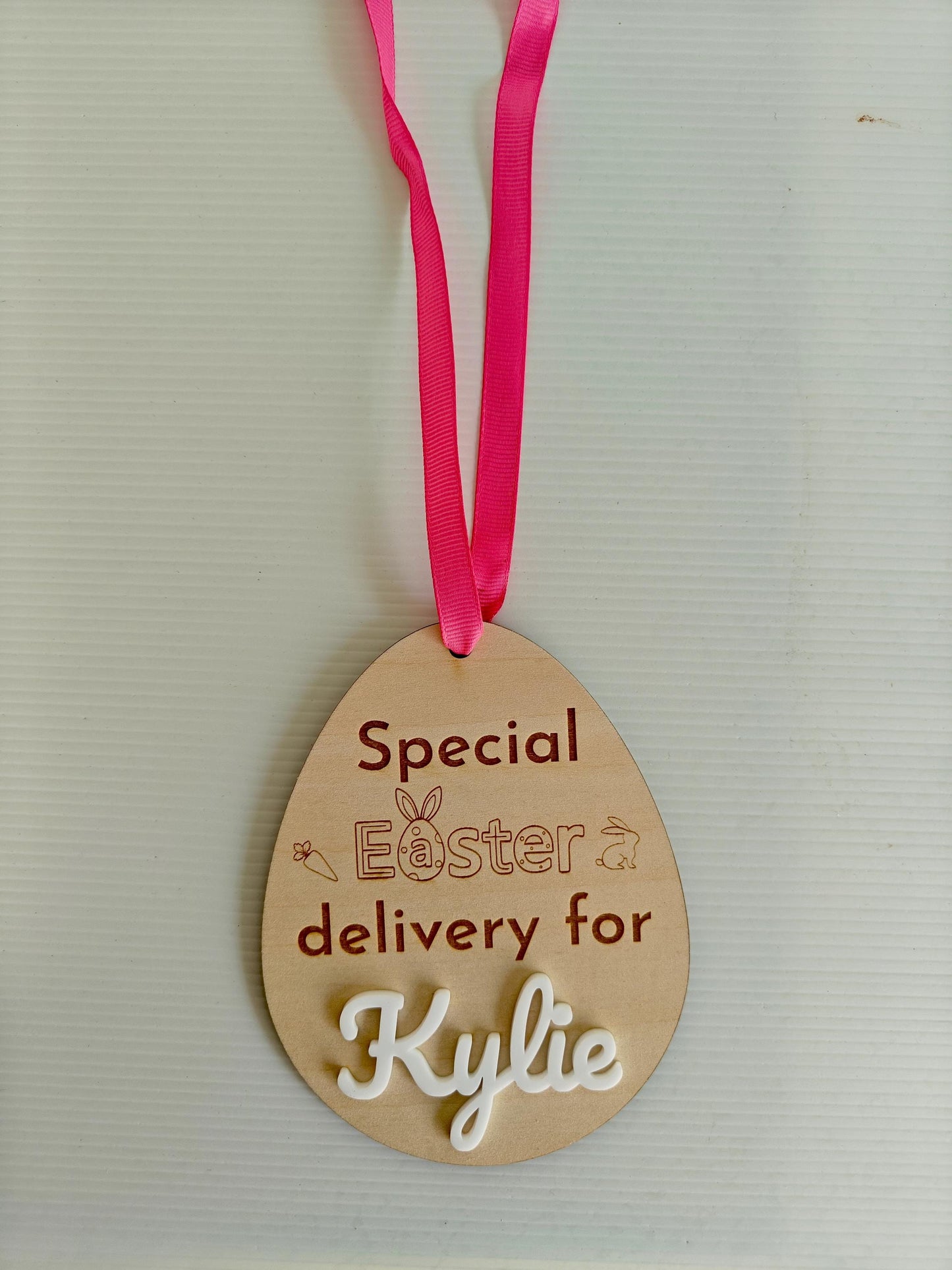 Kaylie - Easter Tags - Personalised Easter Tags - personalised easter gift tag personalised custom easter egg - Easter egg tag