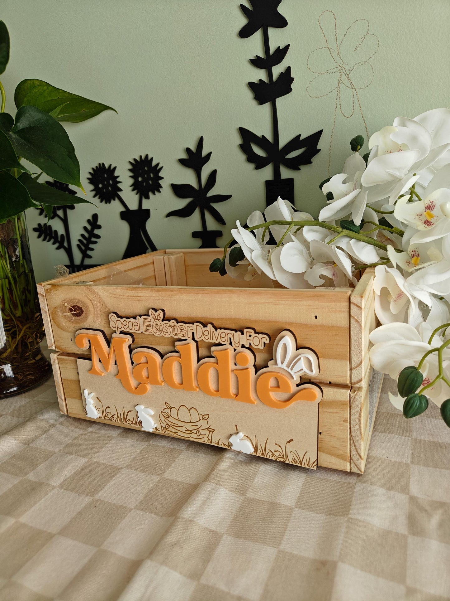Personalised Easter Crate| Easter Egg Basket | Easter Gift | Easter