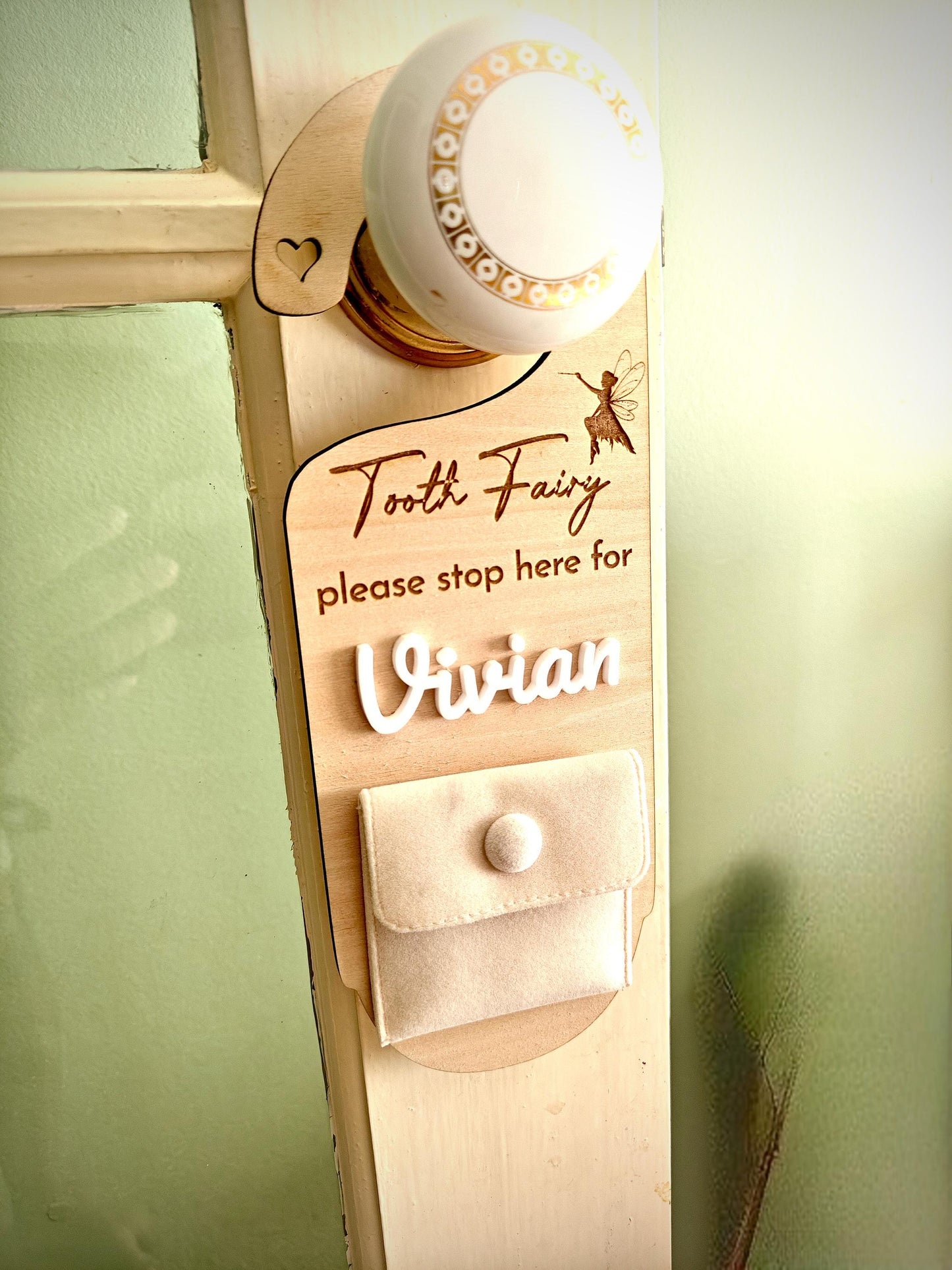 Personalised Tooth Fairy Door Hanger