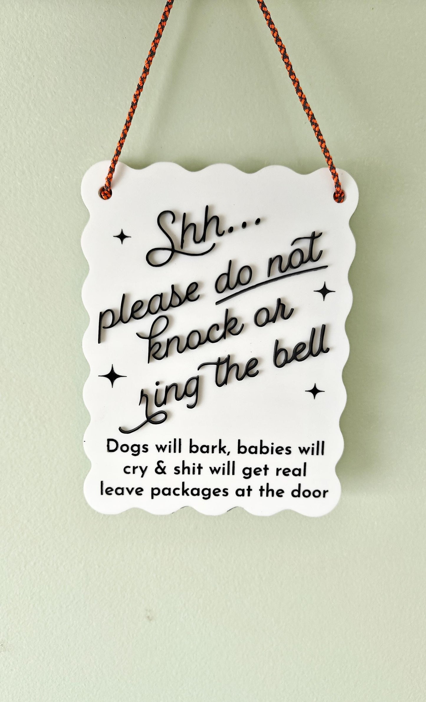 Do not disturb sign