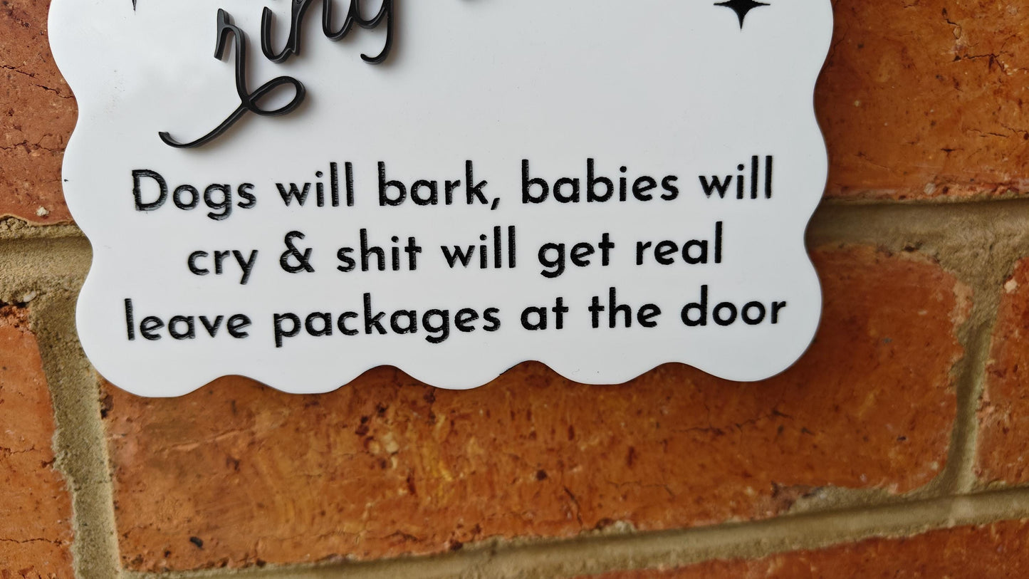 Do not disturb sign