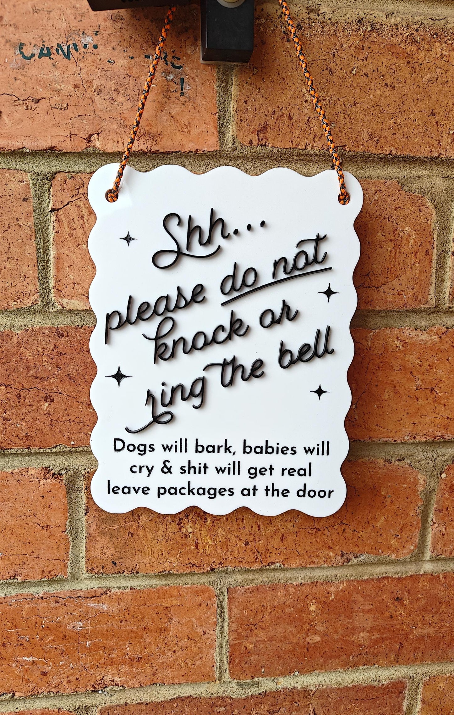 Do not disturb sign