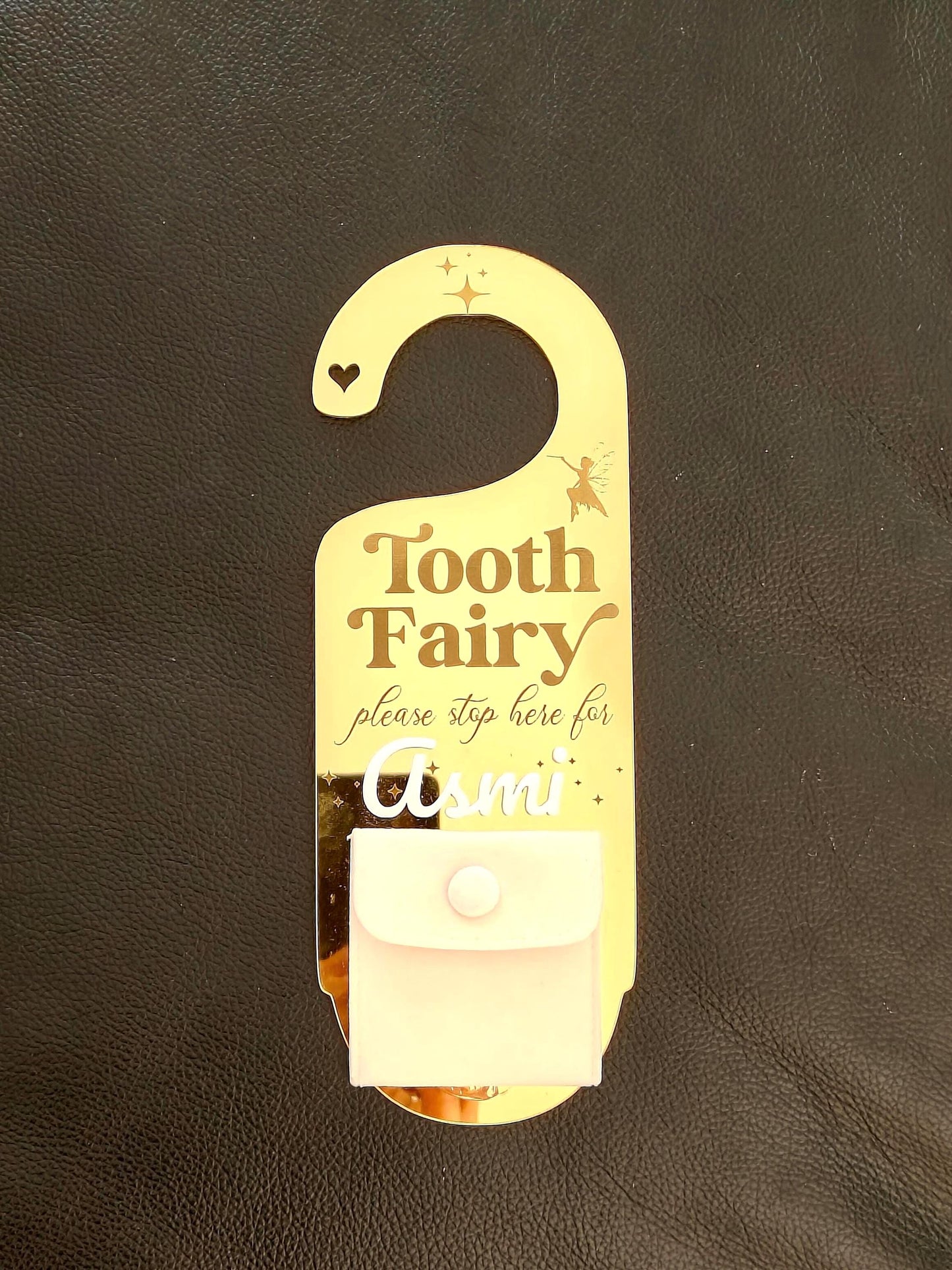 Tooth Fairy Door Hanger Personalised | Personalised Tooth Fairy Trinket