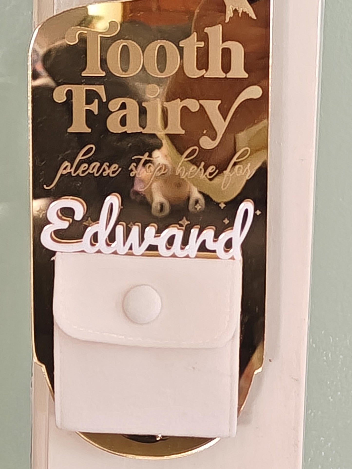 Tooth Fairy Door Hanger Personalised | Personalised Tooth Fairy Trinket