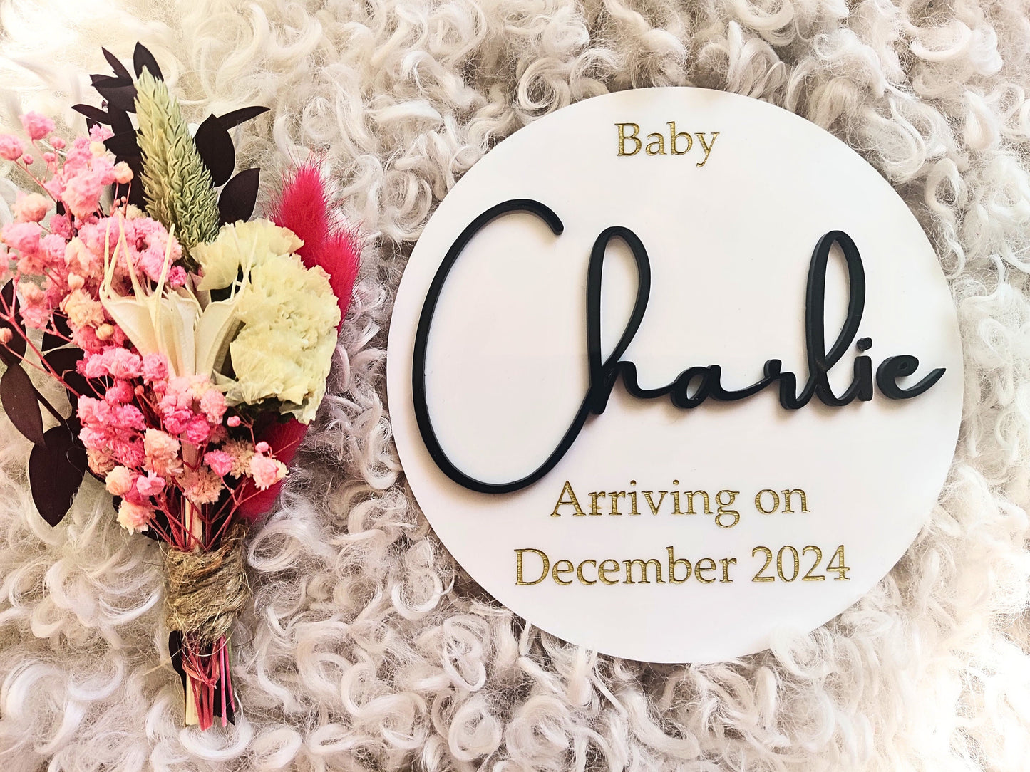 Birth Announcement Plaque