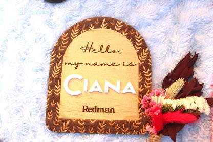 Hello World Plaque