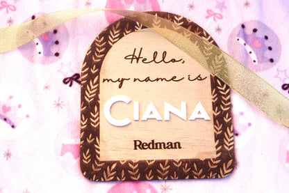 Hello World Plaque