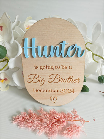 Big Brother/Sister Announcement/Sign