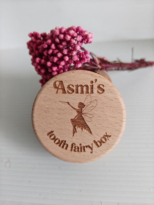 Personalized Wooden Tooth Fairy Box