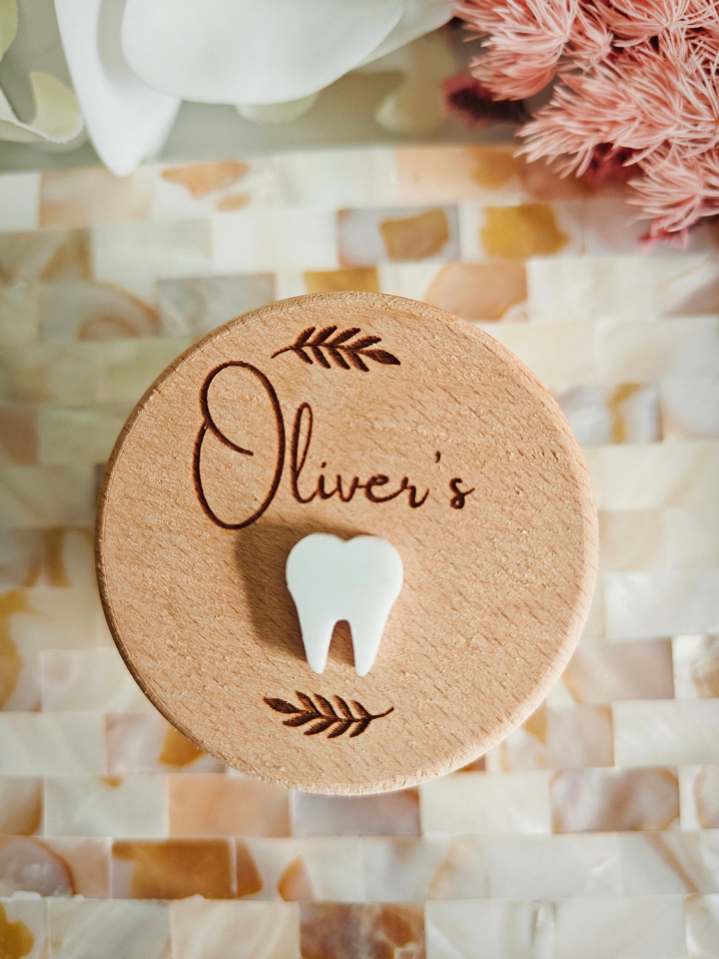 Personalized Wooden Tooth Fairy Box - Oliver