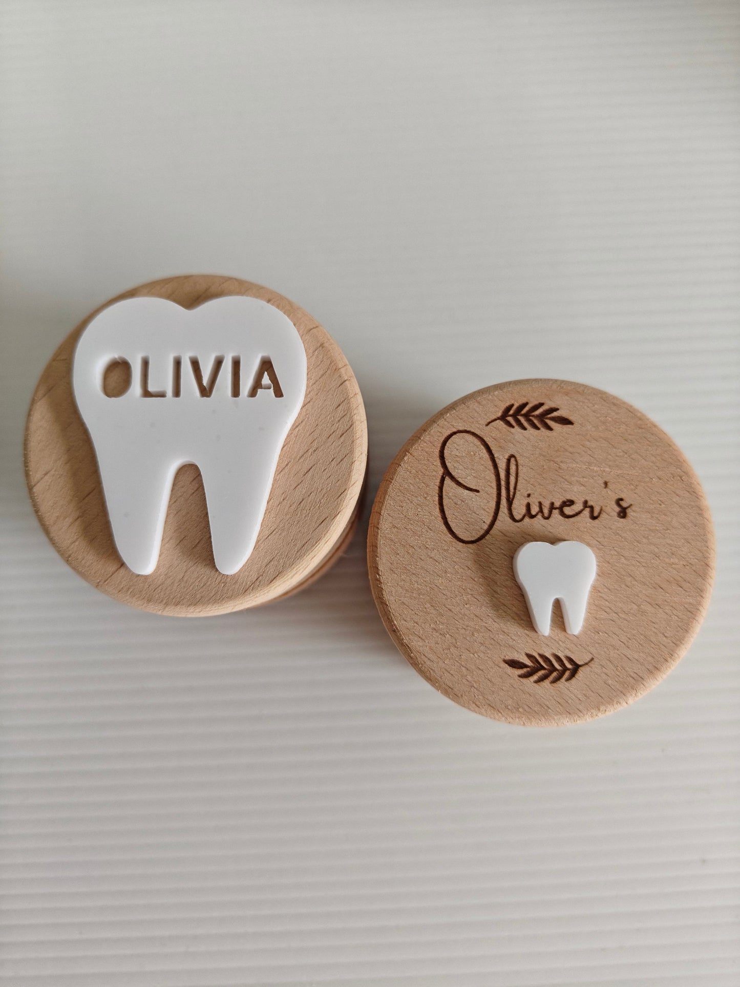 Personalized Wooden Tooth Fairy Box - Oliver