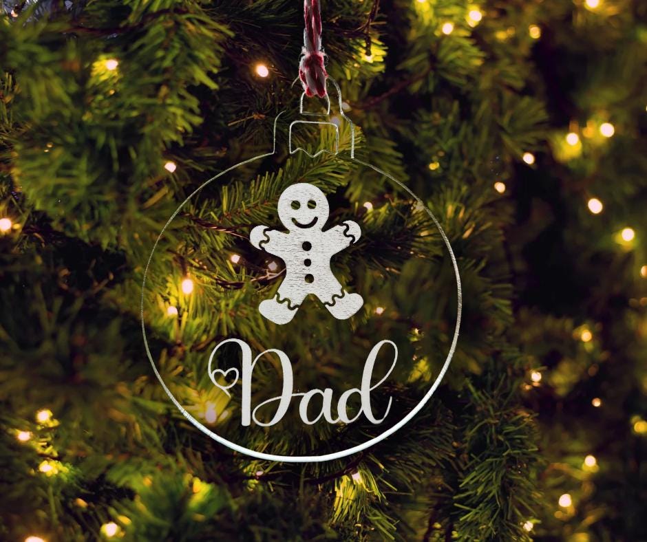 Christmas Ornaments - Mum Dad