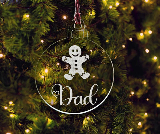 Christmas Ornaments - Mum Dad