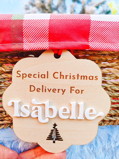 Special delivery plaque | Baby’s First Christmas