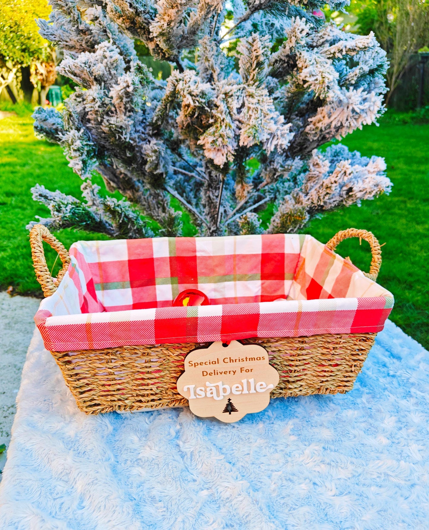 Christmas Basket | 1st December Basket and Plaque