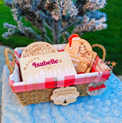 Christmas Basket | 1st December Basket and Plaque