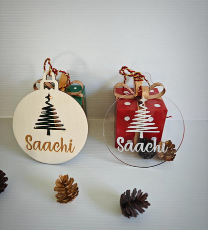 Christmas Ornaments- Line tree