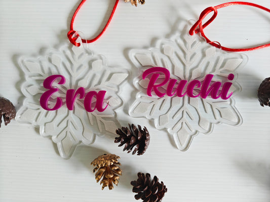 Christmas Ornaments| Christmas Baubles - Snowflake