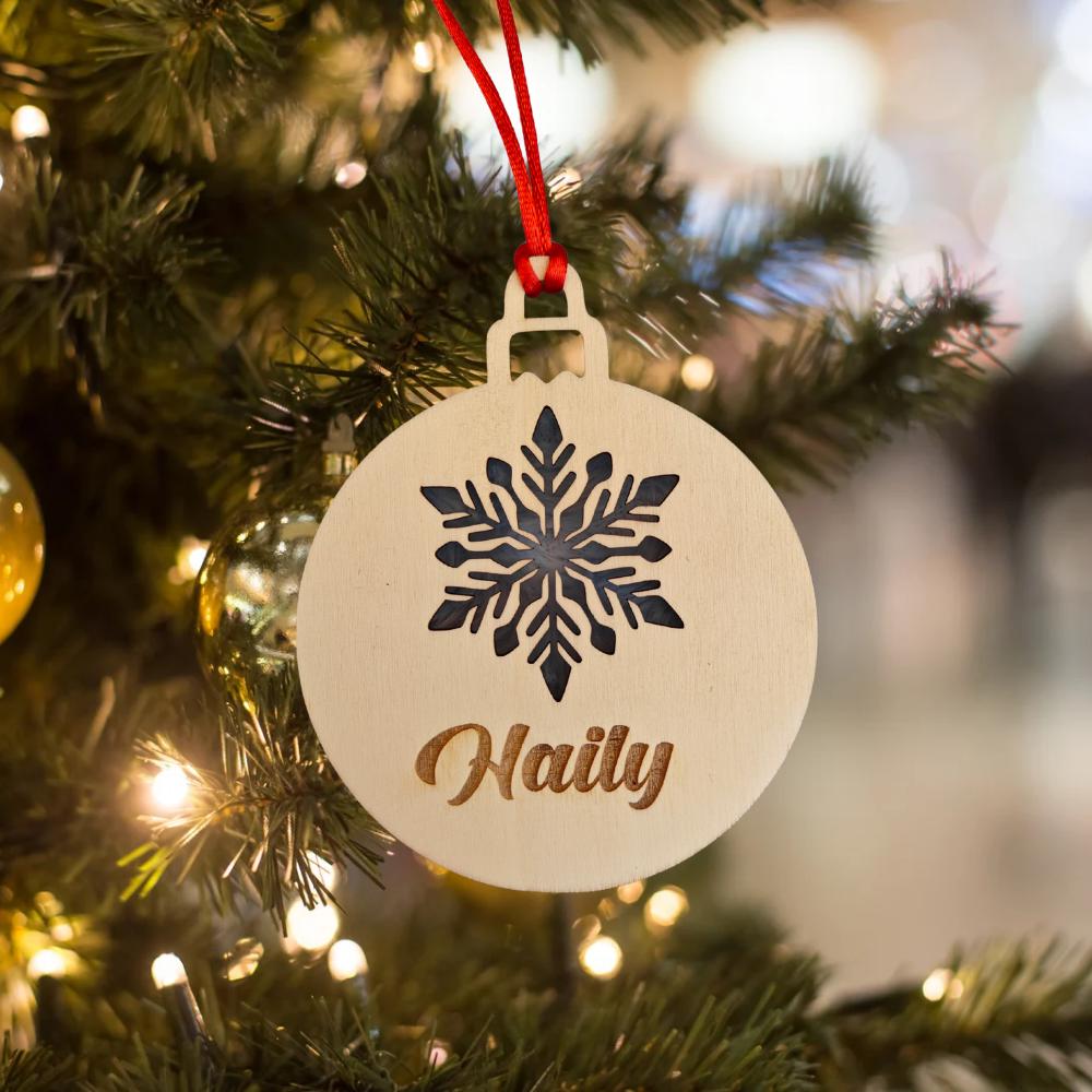 Christmas Ornaments| Christmas Baubles - Hailey