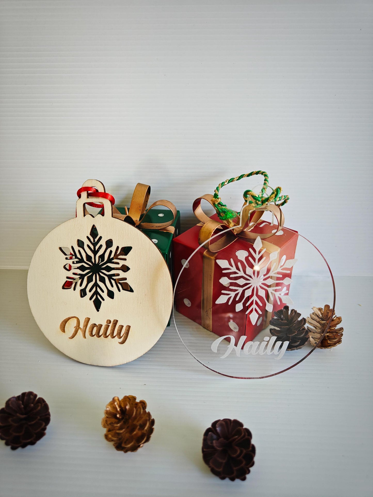 Christmas Ornaments| Christmas Baubles - Hailey