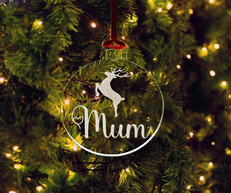 Christmas Ornaments - Mum Dad