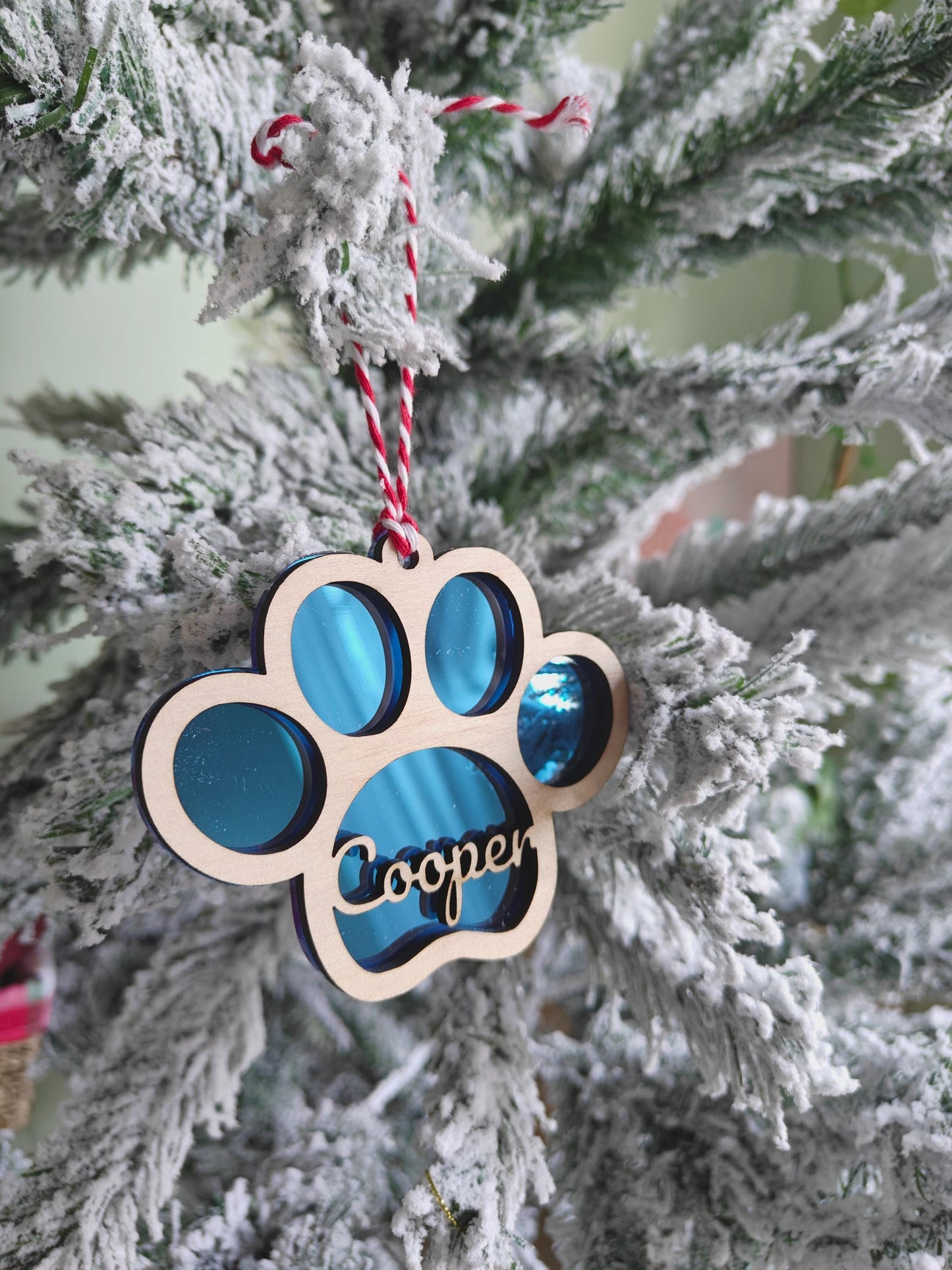 Dog Christmas Ornaments |  Paw Ornaments