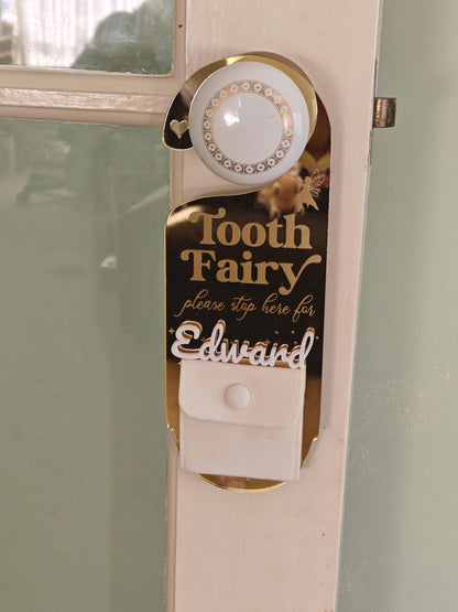Tooth Fairy Door Hanger Personalised | Personalised Tooth Fairy Trinket
