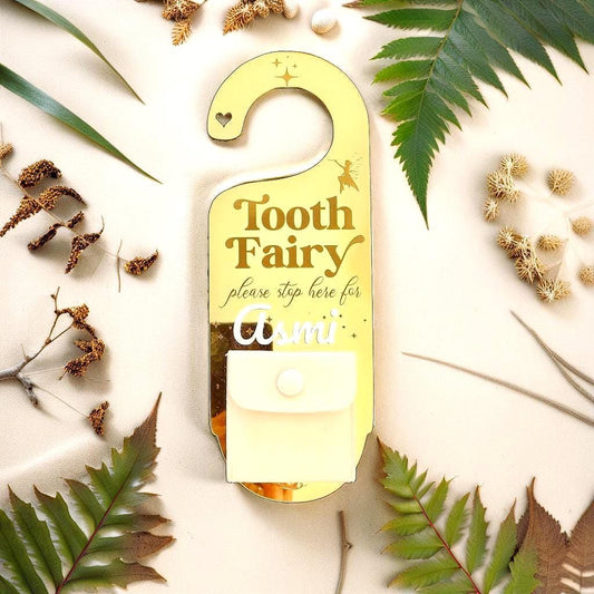 Tooth Fairy Door Hanger Personalised | Personalised Tooth Fairy Trinket