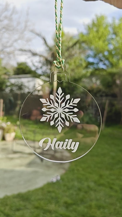 Christmas Ornaments| Christmas Baubles - Hailey