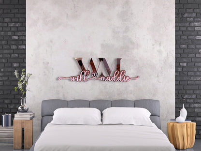 Personalised Anniversary Present for Couples | Custom Names & Date